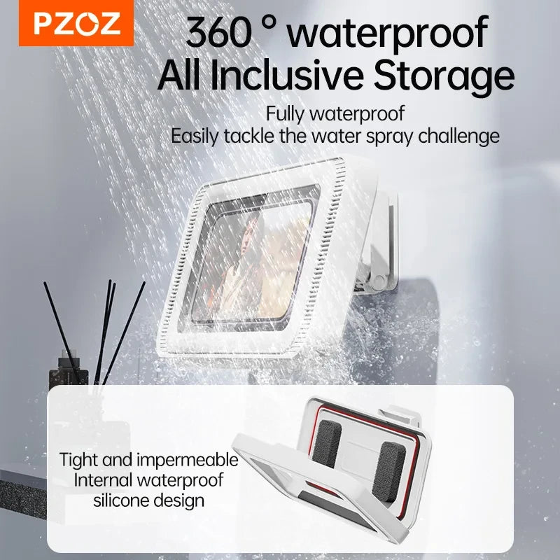 PZOZ Rotating Shower Phone Holder