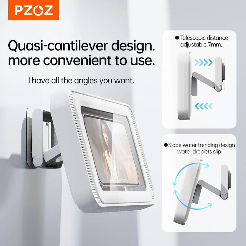 PZOZ Rotating Shower Phone Holder